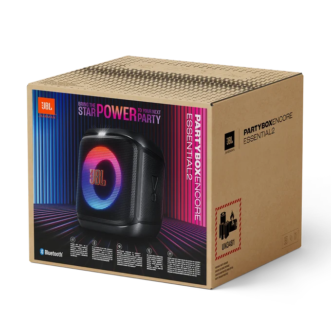 JBL PartyBox Encore Essential 2 Portable Bluetooth Speaker - Black