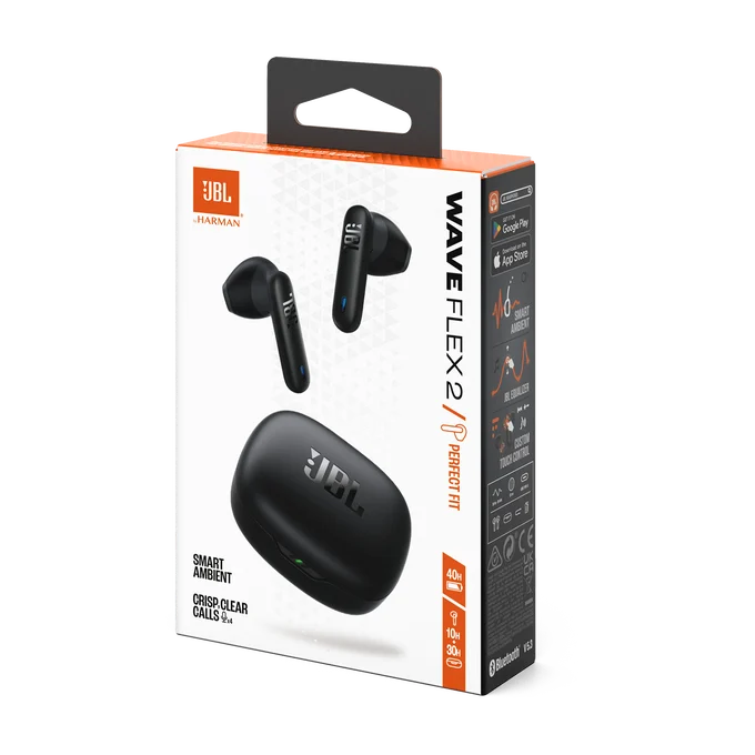JBL Wave Flex 2 Bluetooth earbuds - New