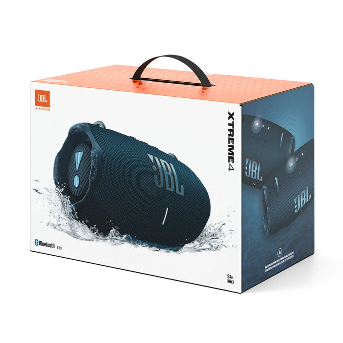 JBL Xtreme 4, Portable Bluetooth Speaker - Blue - 24 Hours of Playtime