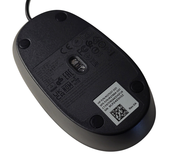 New Genuine HP 125 Wired Optical Mouse USB M27537-001 BRAND NEW Sealed