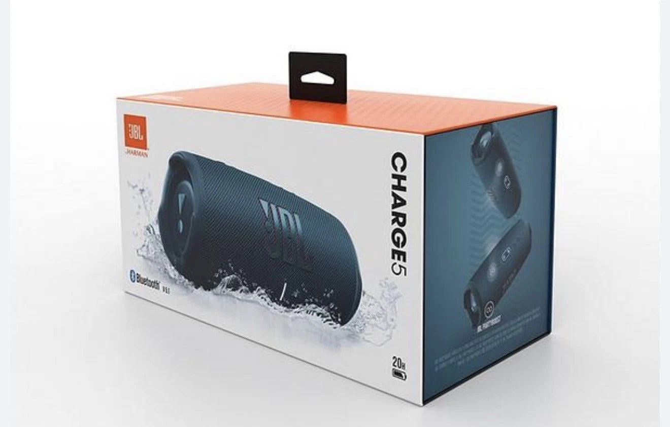 JBL Charge 5 Bluetooth & Wi-Fi Portable Speaker Black